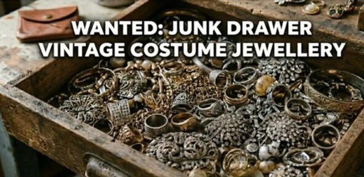 House Clearance/Junk Drawer Old Costume Jewellery Bundles