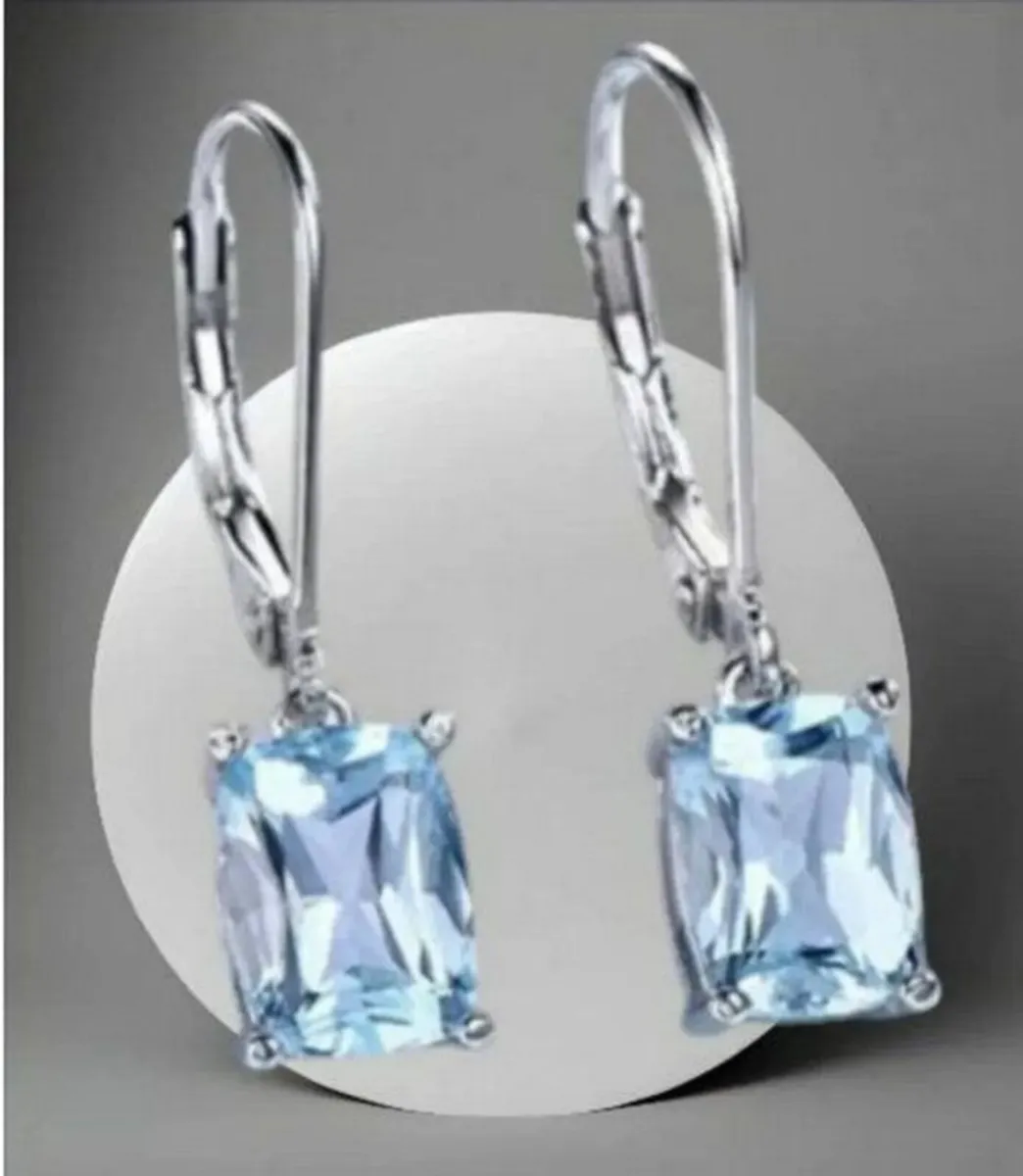 Silver & Topaz Earrings - Image 3