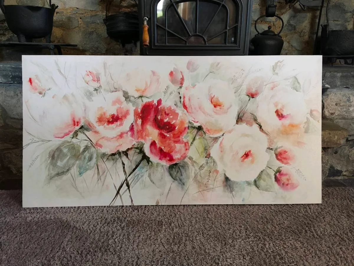 Canvas - Rose Picture - Image 1