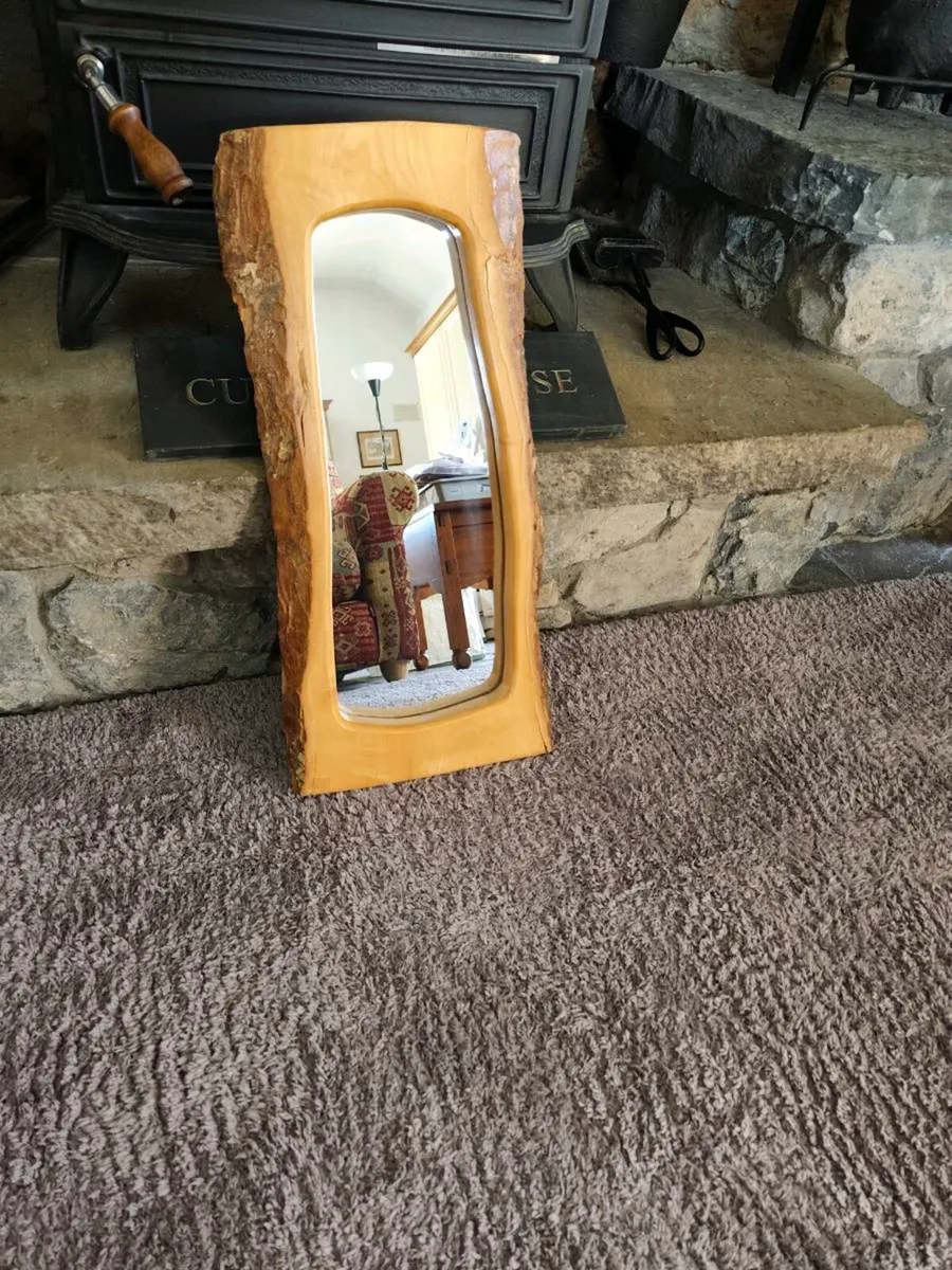 Wood frame mirror - Image 3