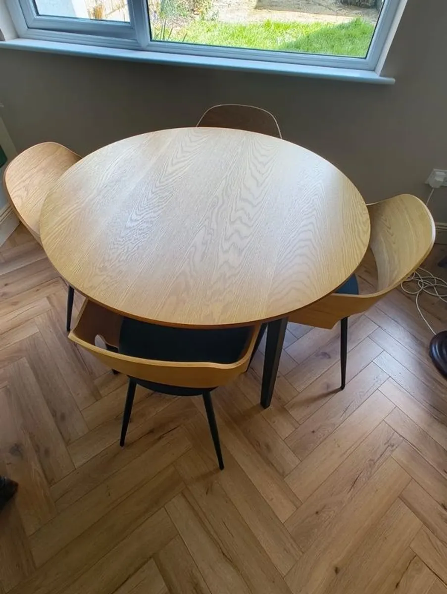 Dining Table & 4 Chairs - Image 2
