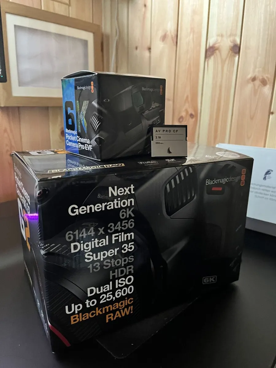 Blackmagic Cinema Camera 6k G2 + Accessories - Image 1
