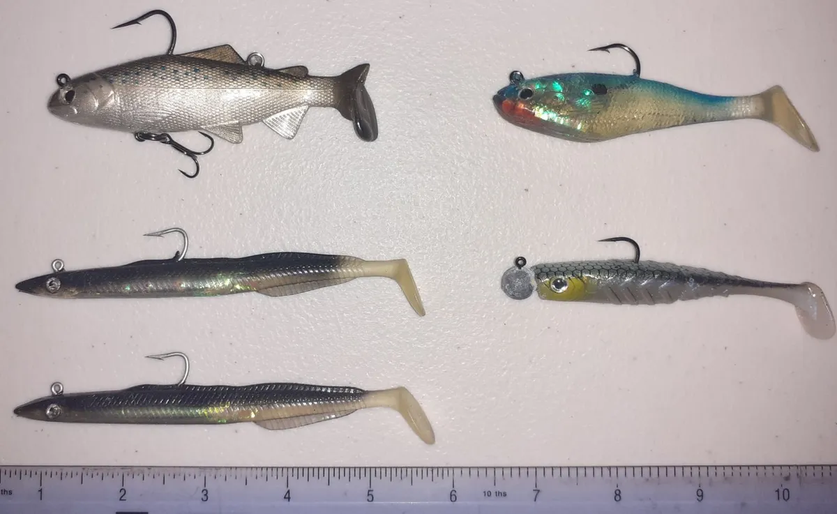 Rubber lures 5 number