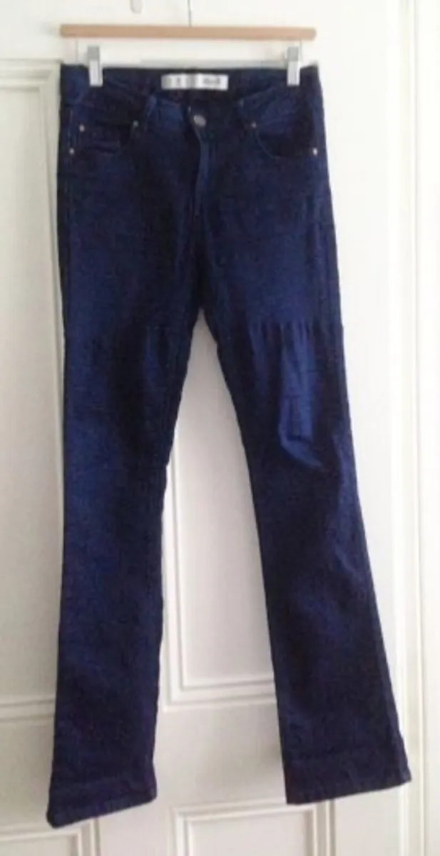 Blue Denim Jeans: Size 8