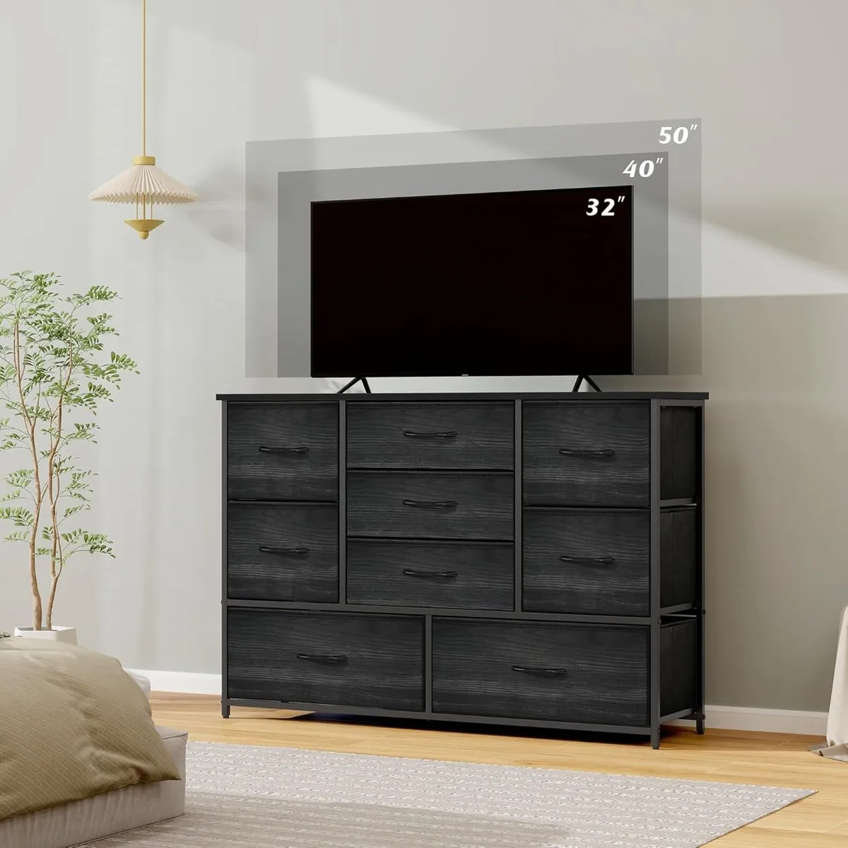 Chest of Drawers Bedroom furniture with 9 Fabric - Image 2