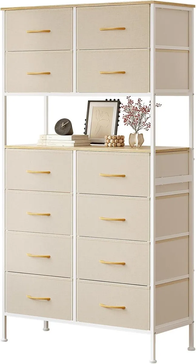 12-Drawer Chest Bedroom of Drawers Large Capacity - Image 1