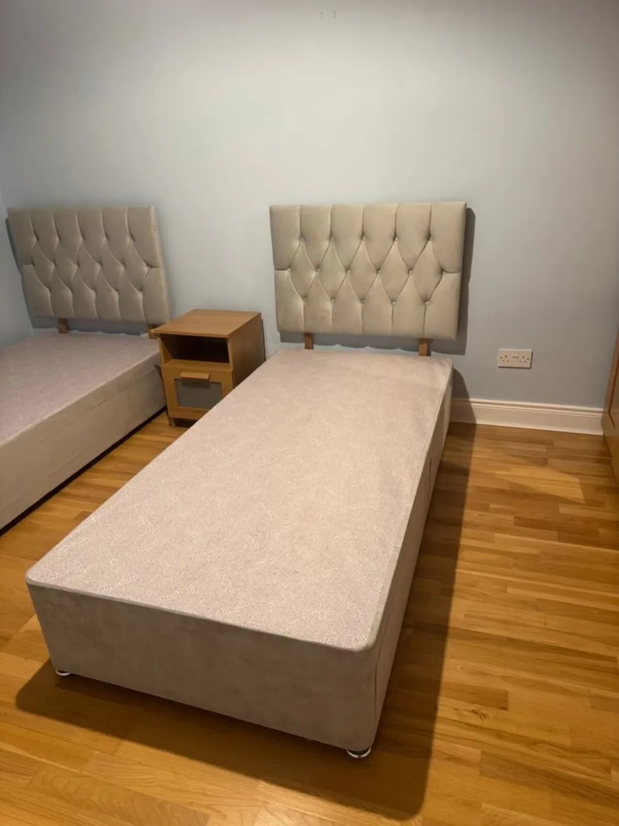 Single Bed Bases & Headboard - Image 1