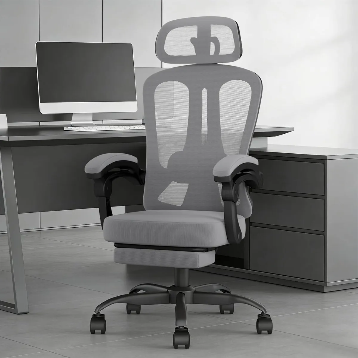Ergonomic Computer Chair Mesh Office with Link - Image 1