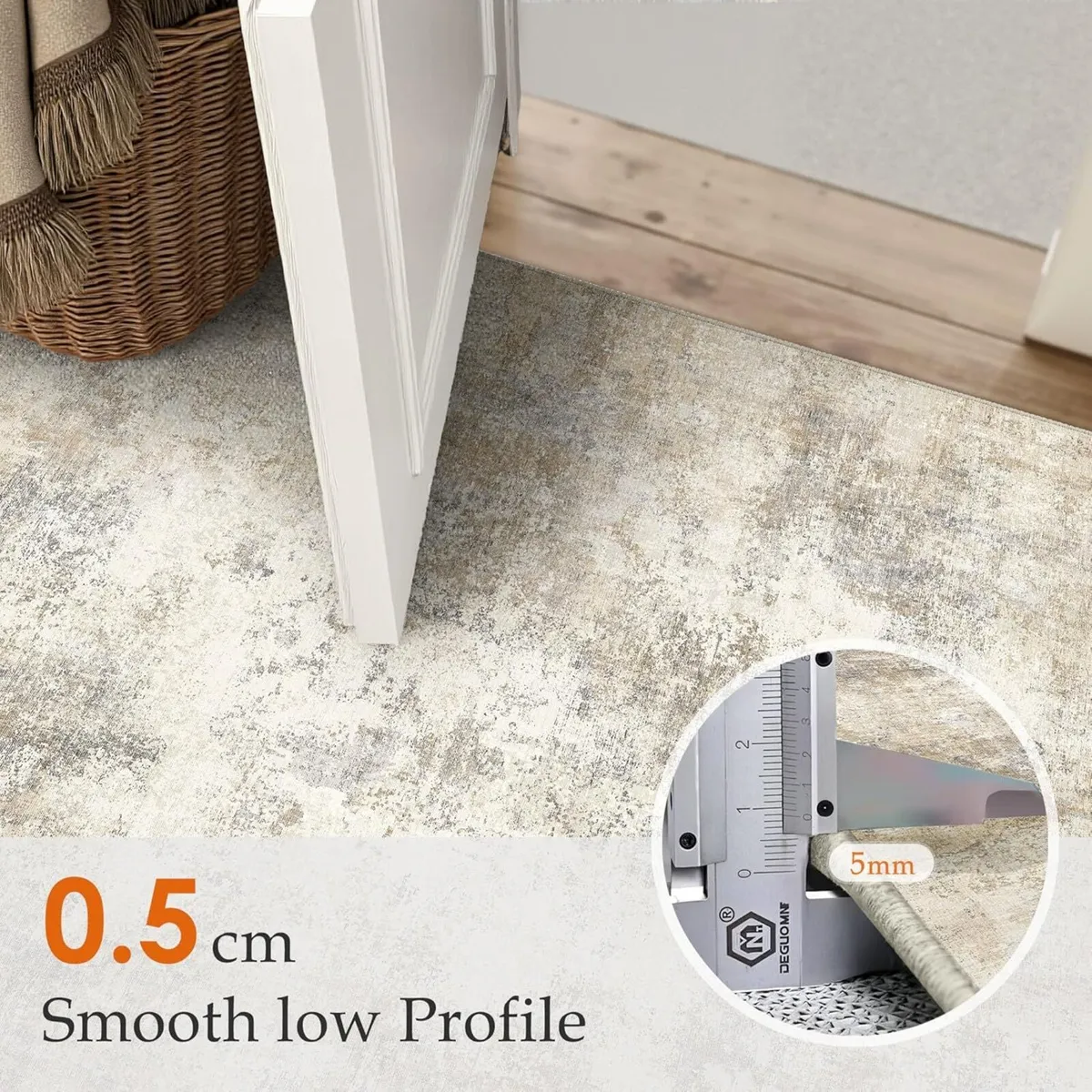 Modern Abstract Area Rug Living Room Extra Large - Image 3