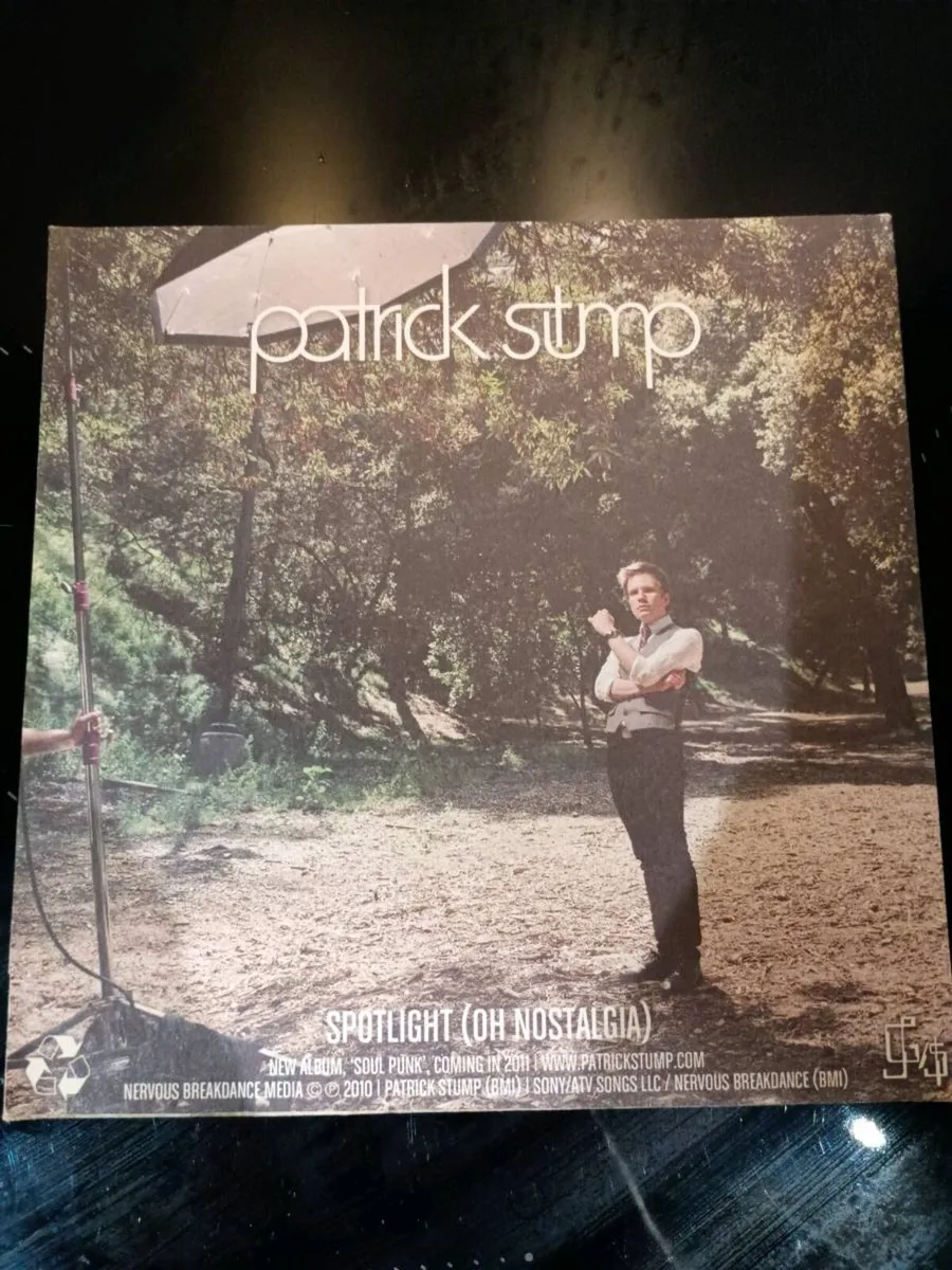 Patrick Stump 7" Vinyl Single Double A side - Image 2