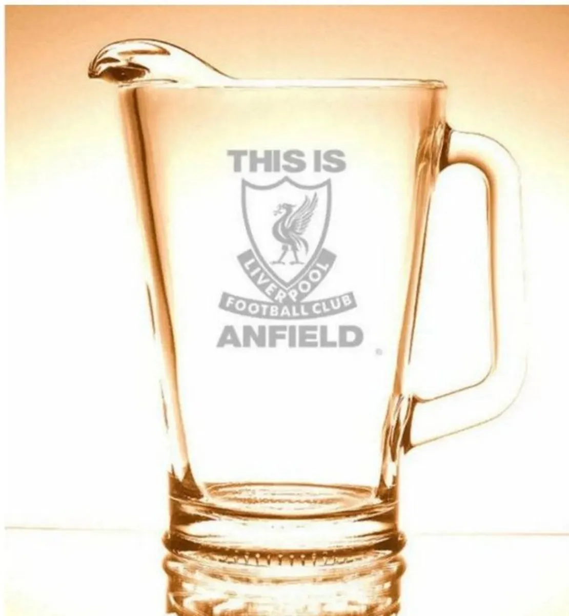 Large Vintage Glass Football Club Pitchers - Image 3