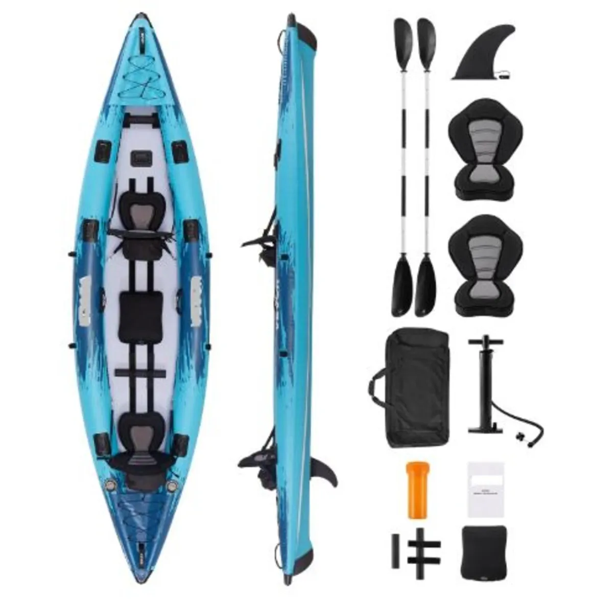 Inflatable Kayak,2-Person Inflatable Recreational - Image 1