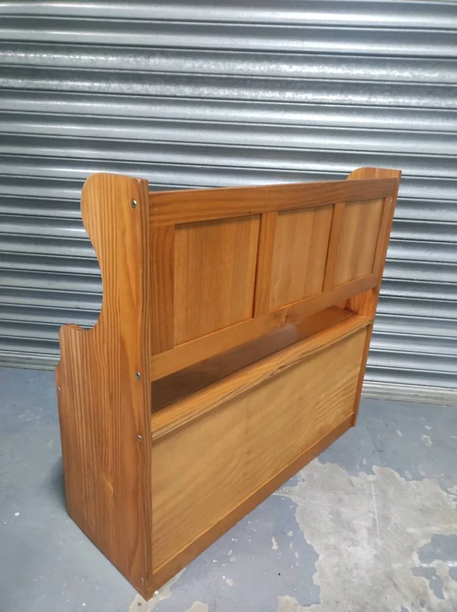 Pine monks bench & baby cot - Image 4