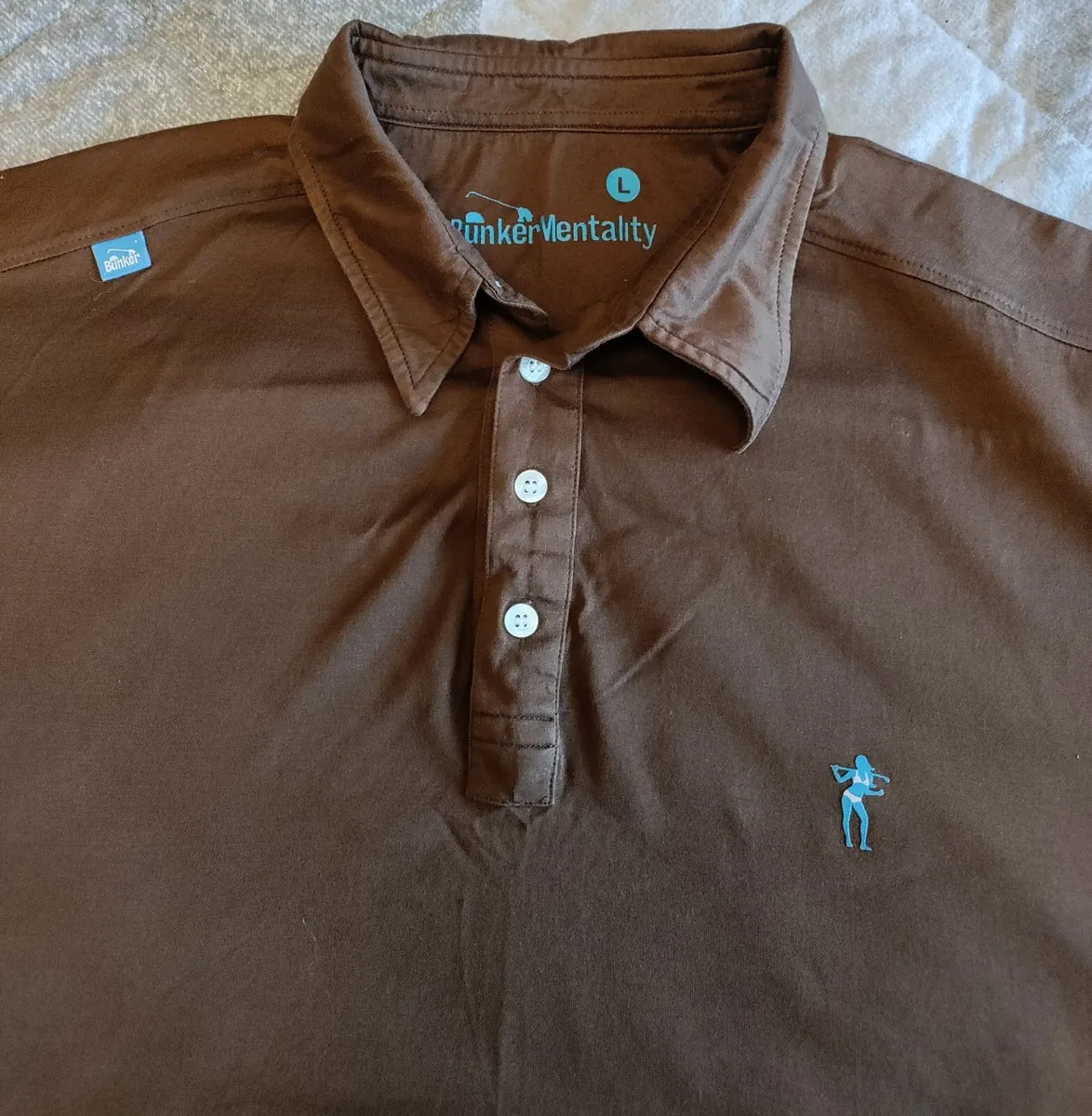 Bunker Mentality Playa Polo shirt L - Image 1
