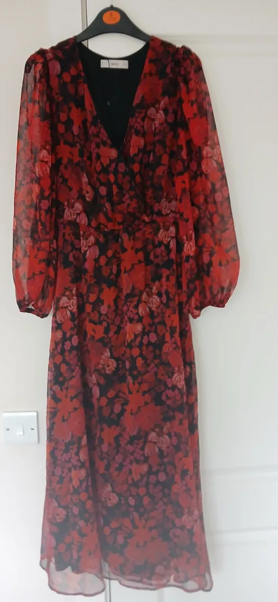 Mango chiffon lined dress - Image 2