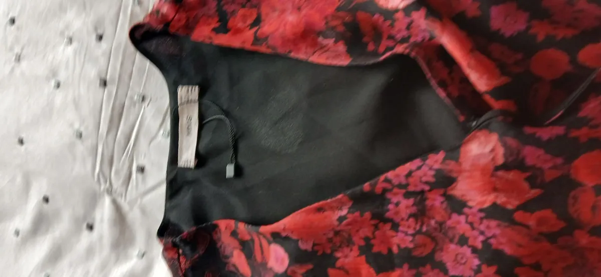 Mango chiffon lined dress - Image 3