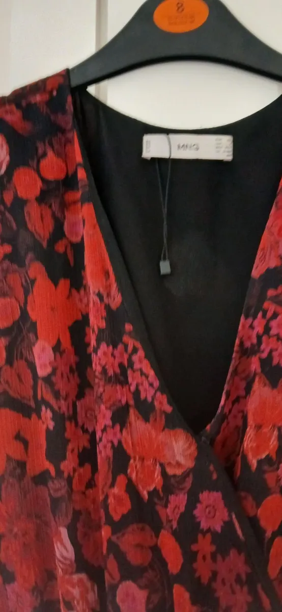 Mango chiffon lined dress - Image 4