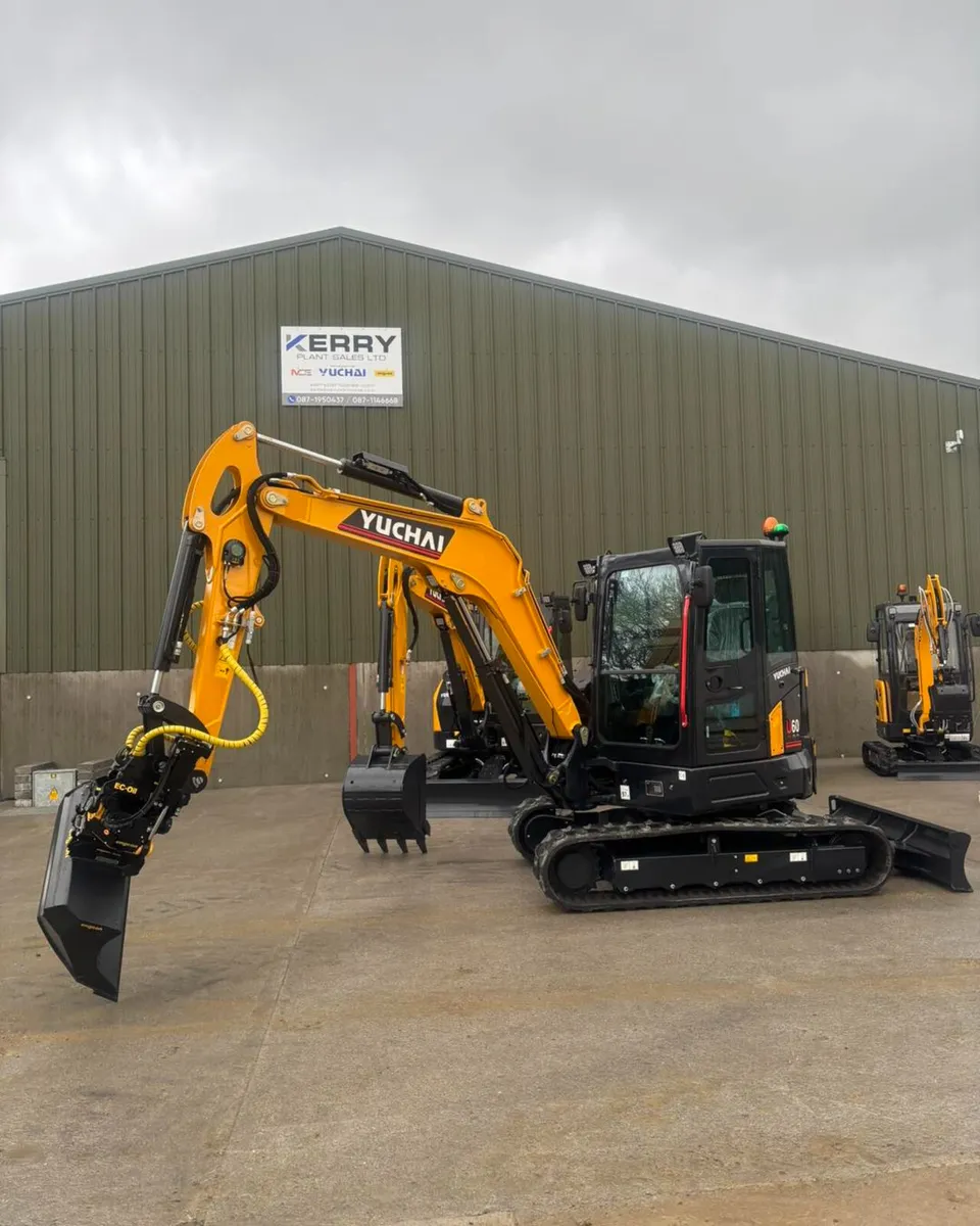 NEW  Yuchai U60 Excavator &  Full Engcon Package - Image 2