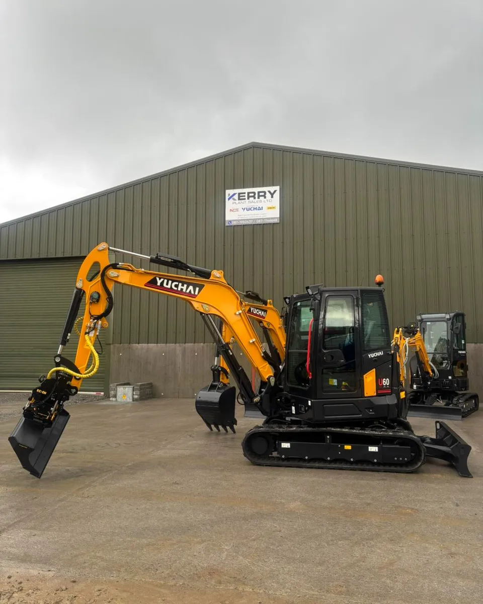 NEW  Yuchai U60 Excavator &  Full Engcon Package - Image 1