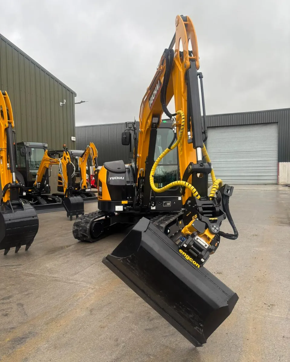 NEW  Yuchai U60 Excavator &  Full Engcon Package - Image 3