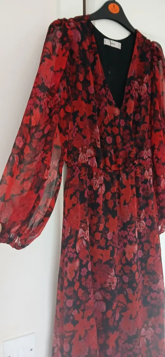 Mango chiffon lined dress - Image 1