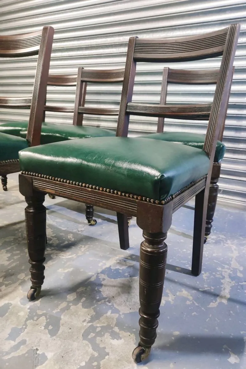 c.1910
Set of 6 Edwardian Antique dining chairs - Image 4