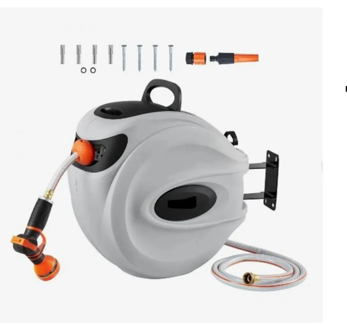 Retractable Garden Hose Reel, - Image 4
