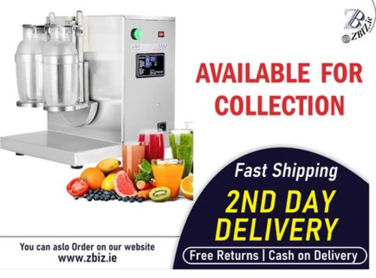 220W Automatic Bubble Tea Stirring Machine – Dual - Image 1