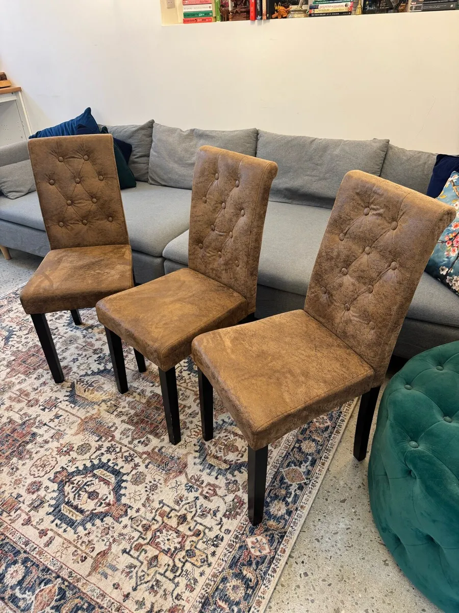 3 Dining Chairs - Image 1