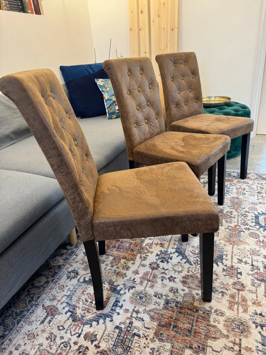 3 Dining Chairs - Image 3