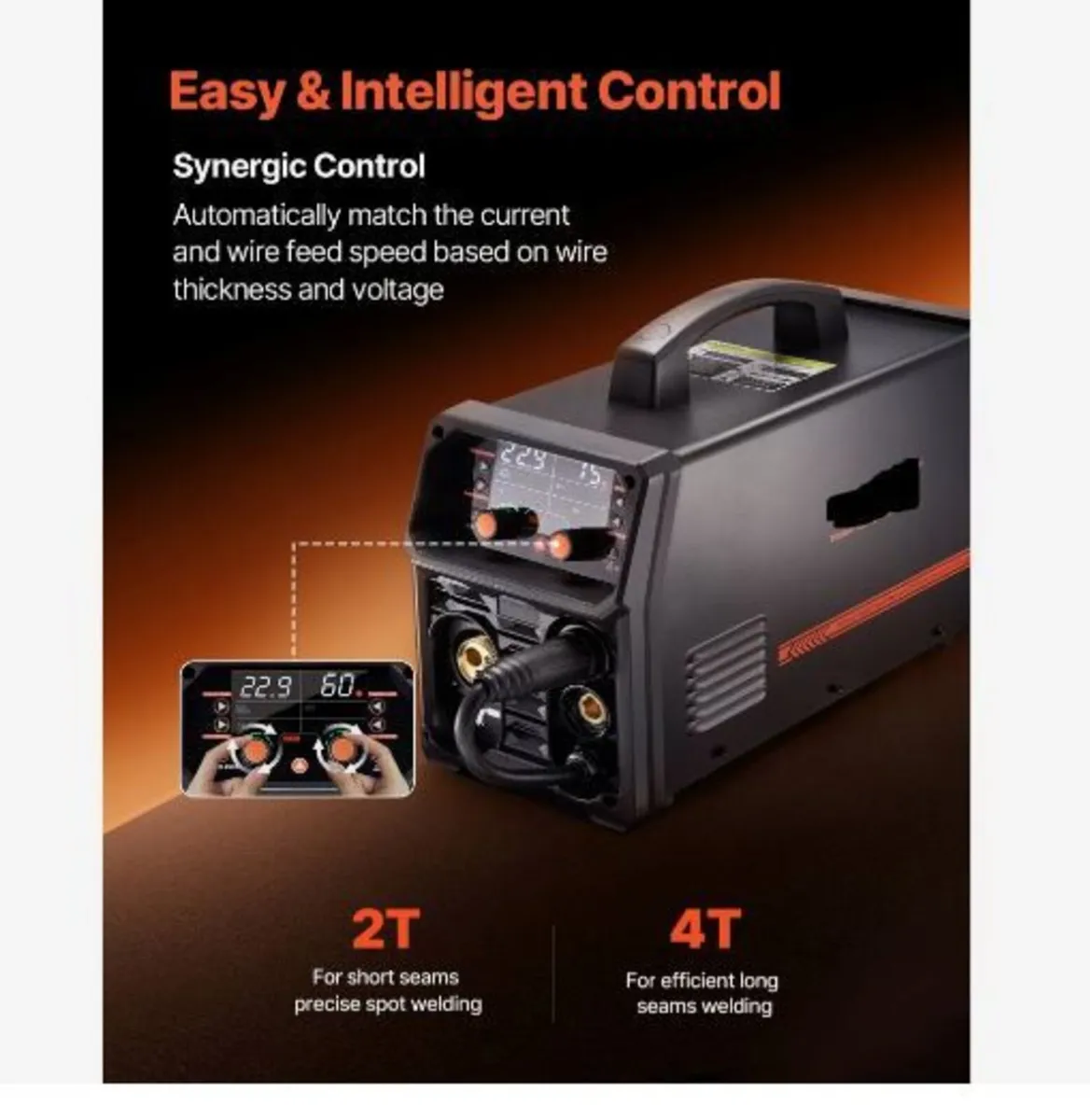 Pro MIG Welder, 200Amp Pluse Mig Welding - Image 4