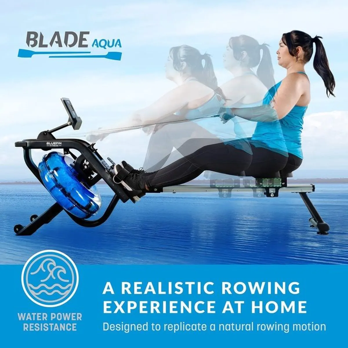 Water rowing machine - Image 1