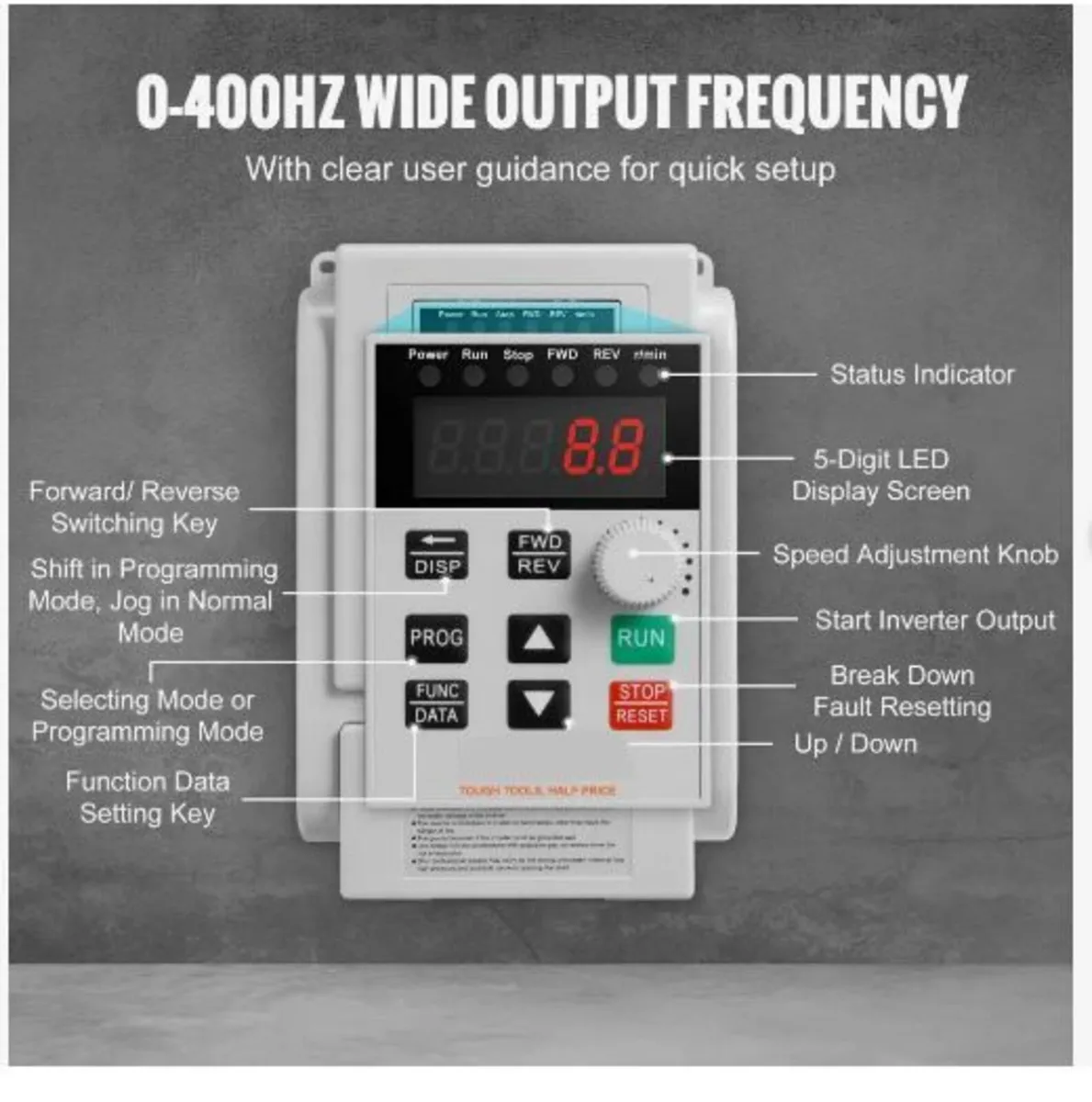 VFD 2.2KW 10A 3HP Variable Frequency - Image 3
