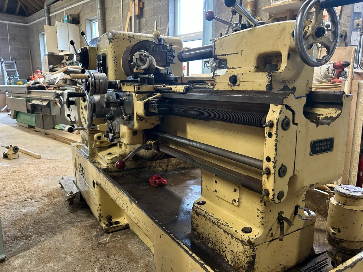 Dean Smith & Grace Lathe 13x30 + 4 Jaw & Steady - Image 4