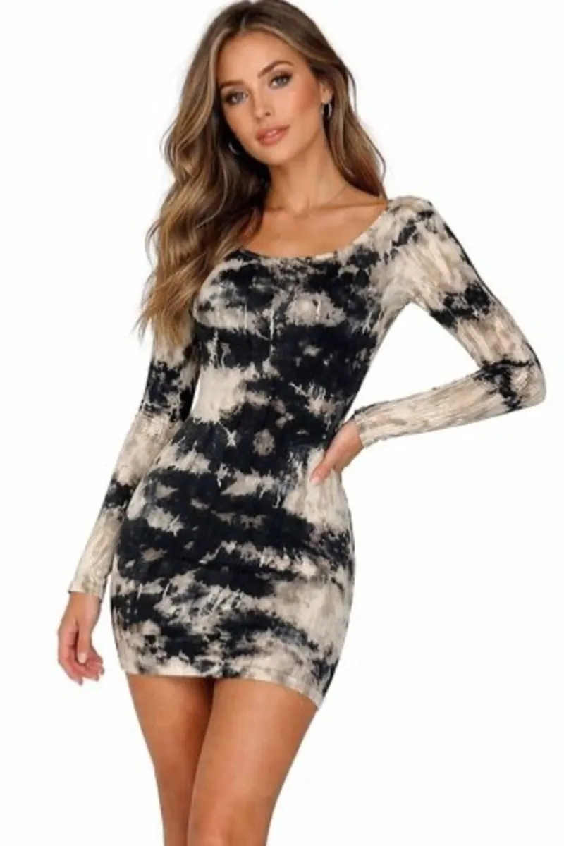 Ladies/Girls Ribbed Bandeau Dress with cut-out bac - Image 1