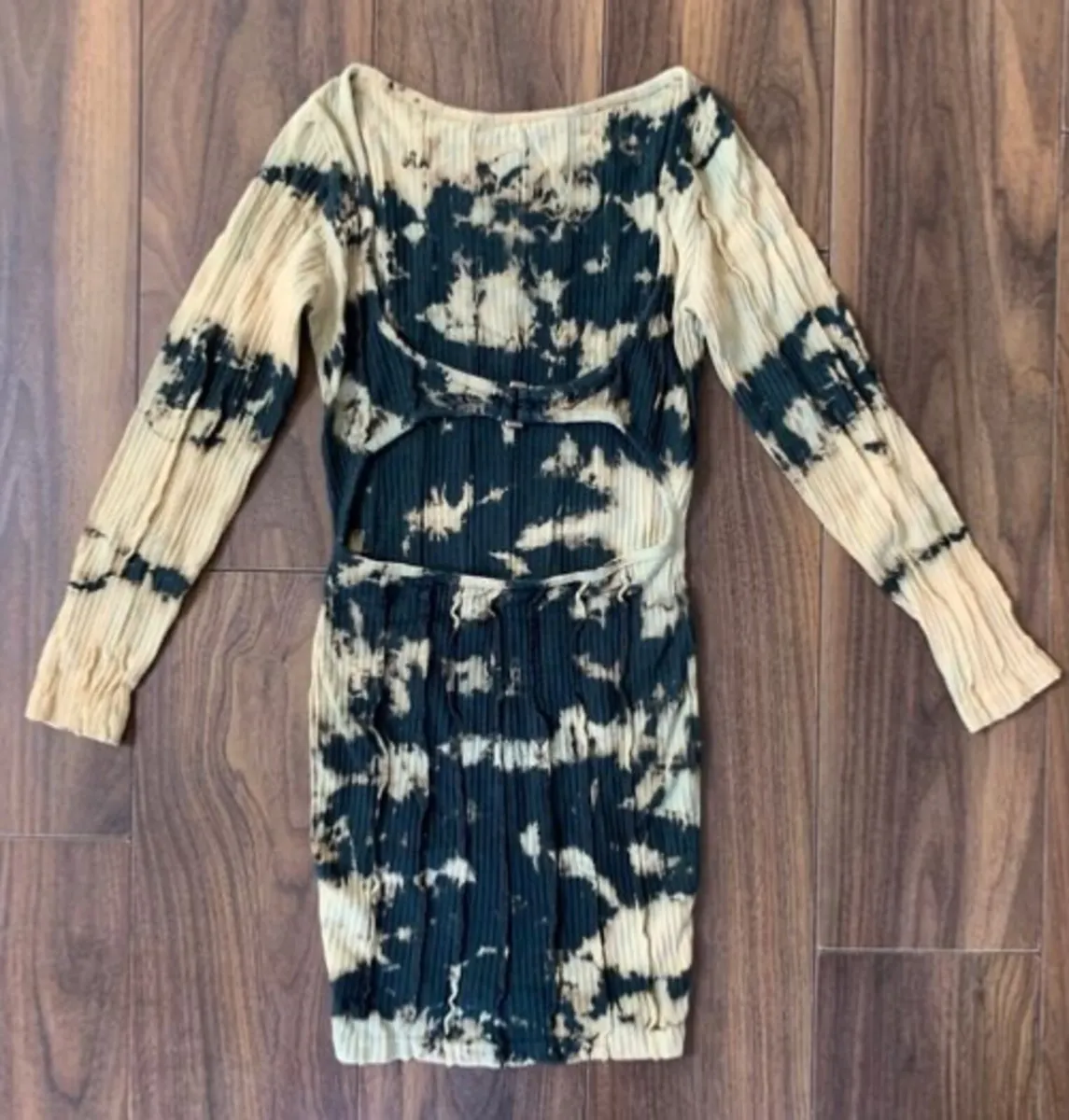 Ladies/Girls Ribbed Bandeau Dress with cut-out bac - Image 3