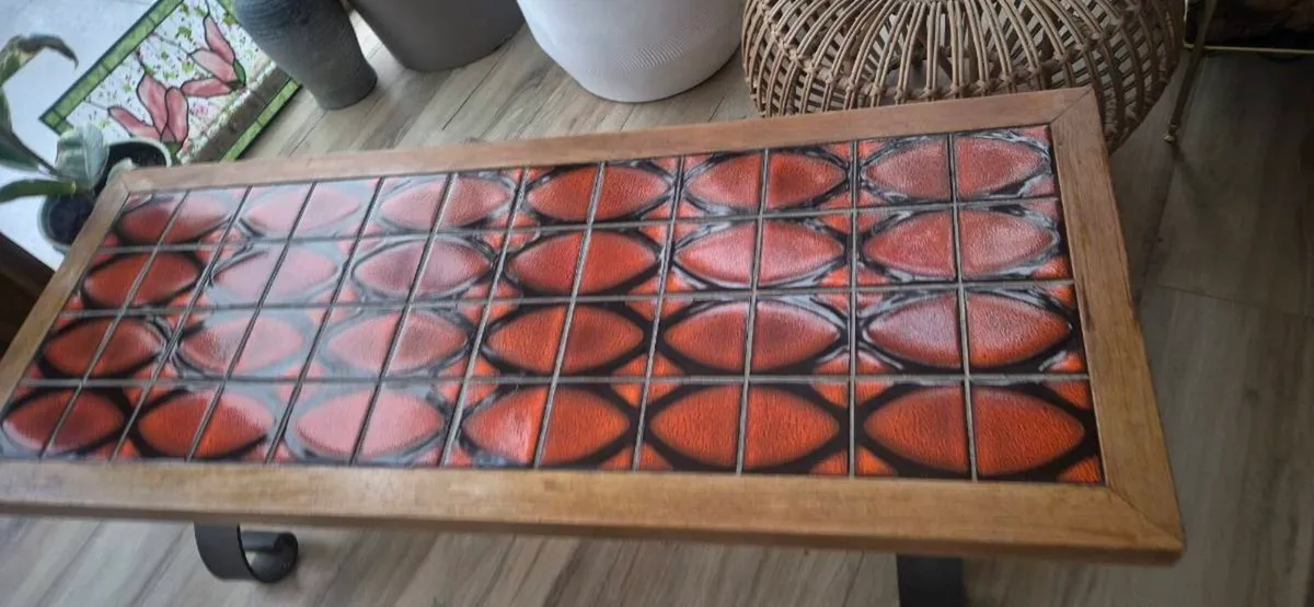Mid Century Coffee Table and Tray - Image 3