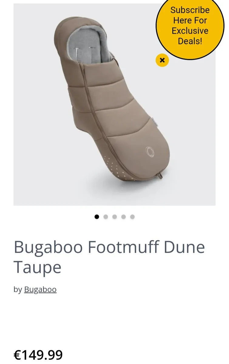 Bugaboo Taupe Footmuff