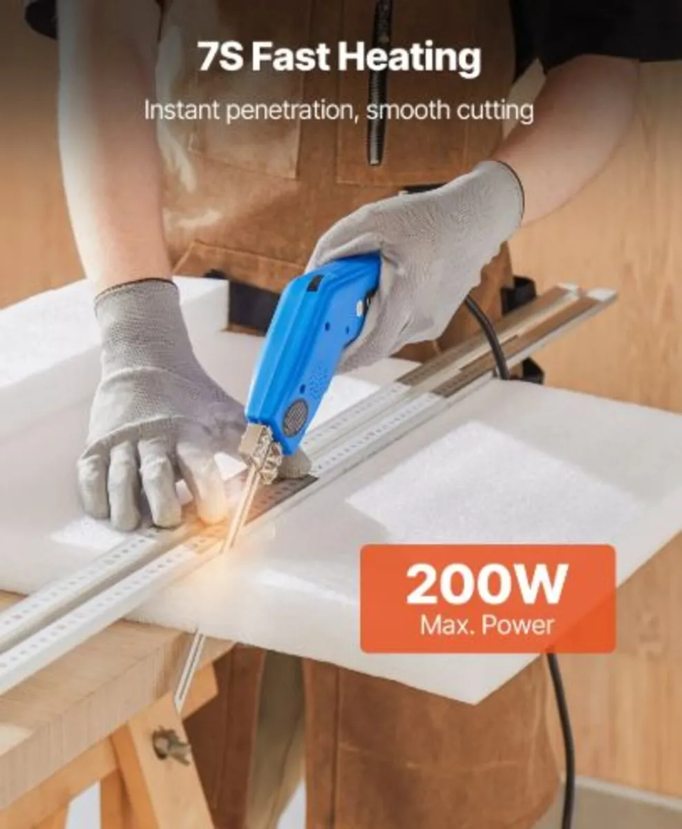 Hot Knife Foam Cutter, 200W Electric Foam Cutting - Image 2