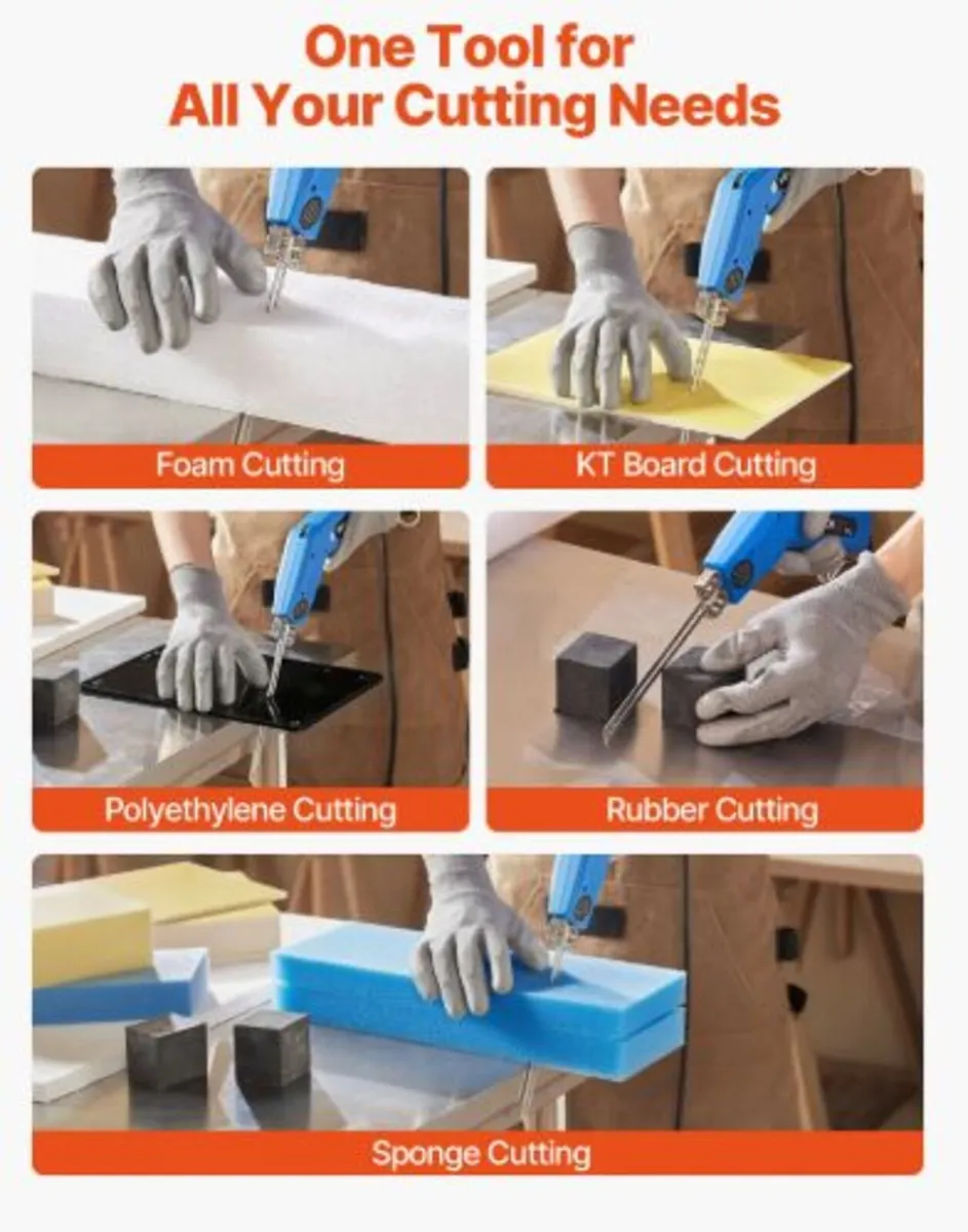 Hot Knife Foam Cutter, 200W Electric Foam Cutting - Image 3