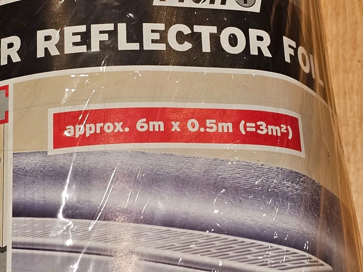 Radiator Insulation Roll Reflective Heat Reflector - Image 2