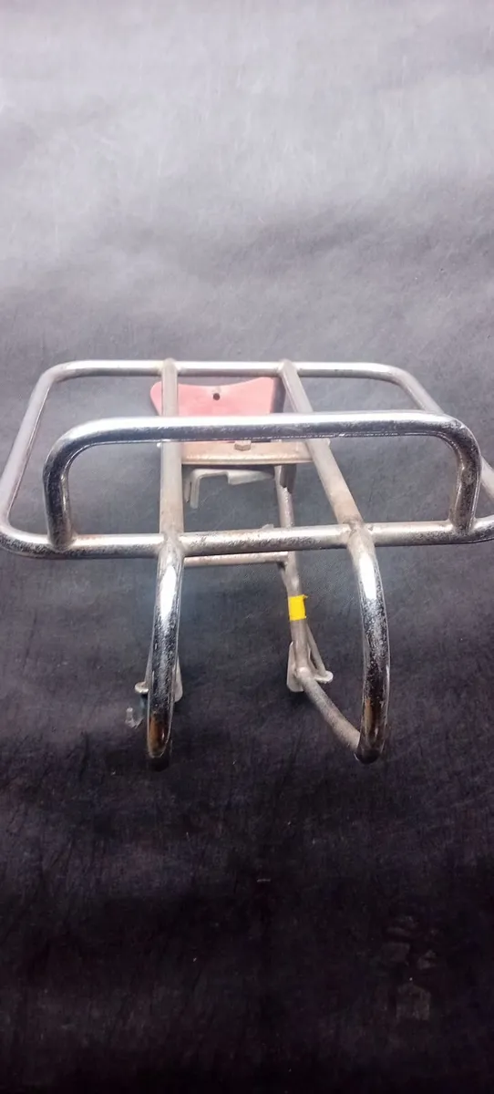 Vespa 90 spare wheel carrier and spares - Image 1
