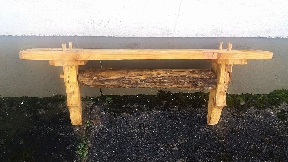 NEW Rustic Driftwood Floating Mantle / SHELF - Image 4