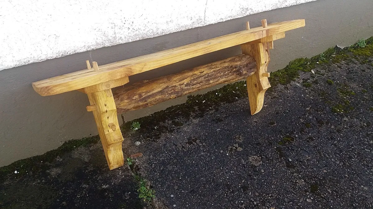 NEW Rustic Driftwood Floating Mantle / SHELF - Image 1