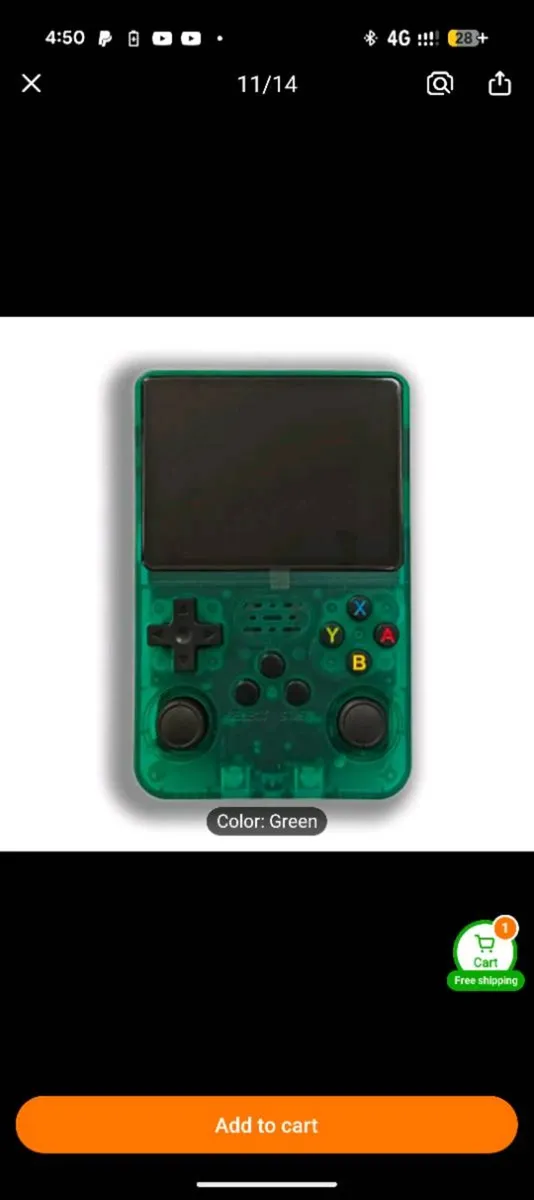R36S 64GB Retro Game Console - green - price firm - Image 3
