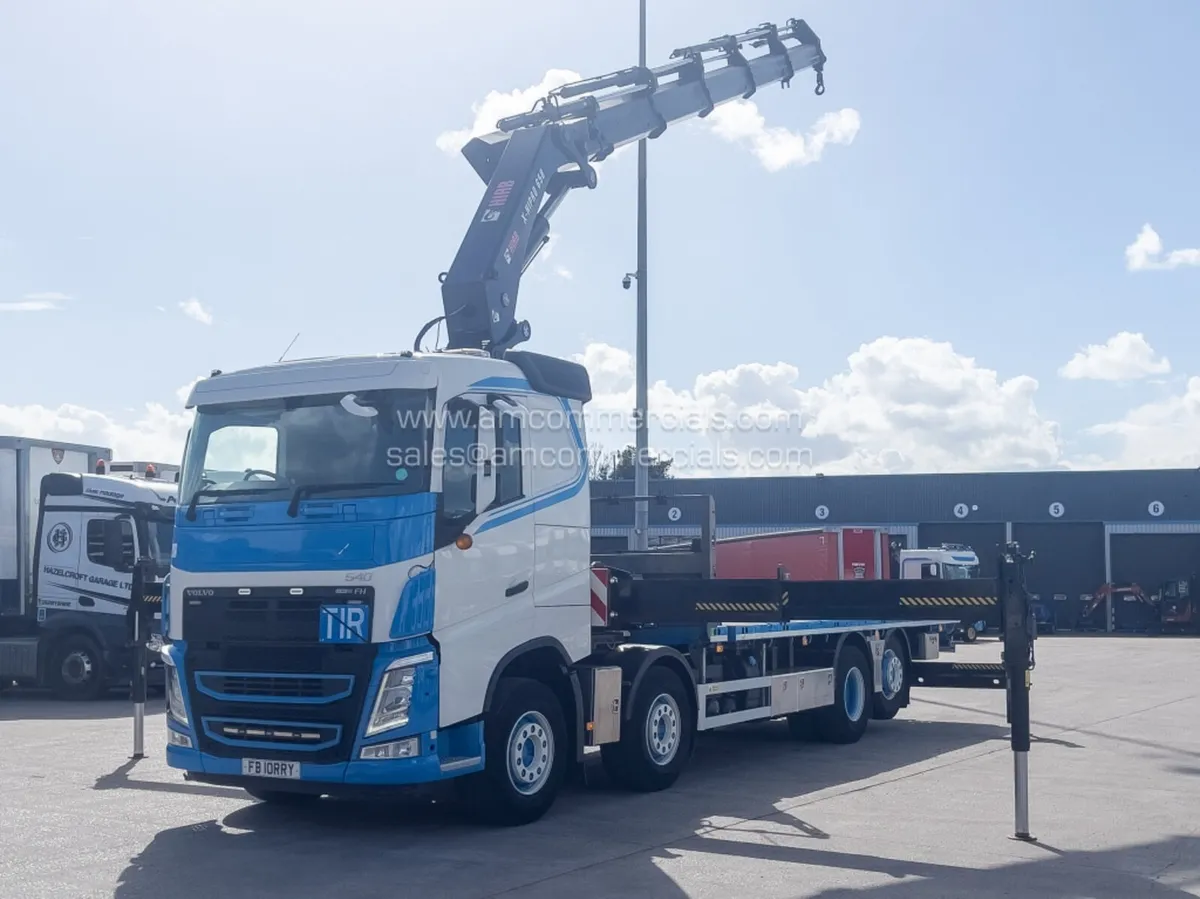 2021 VOLVO FH 460 CRANE MOUNTED FLATBED - Image 3