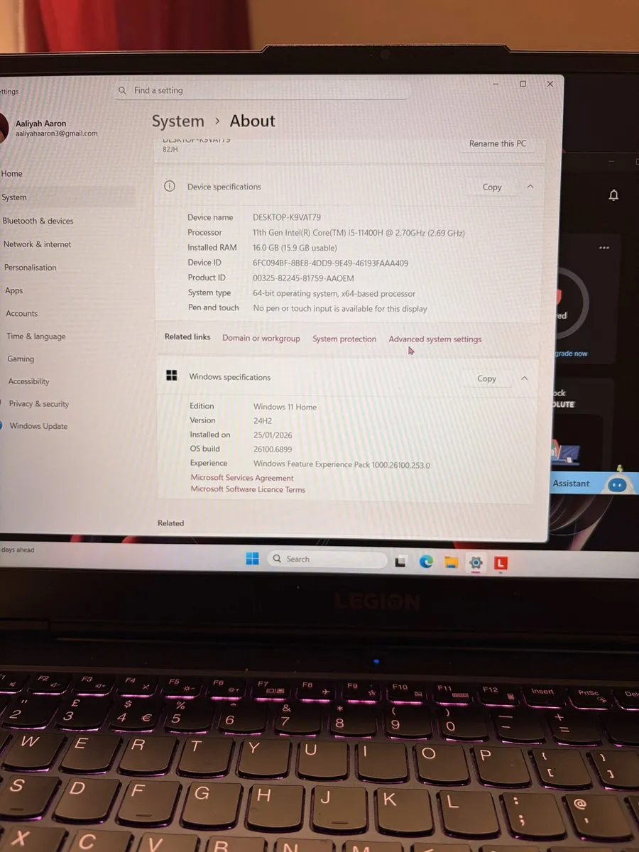 Lenovo Legion Gaming Laptop - Image 4