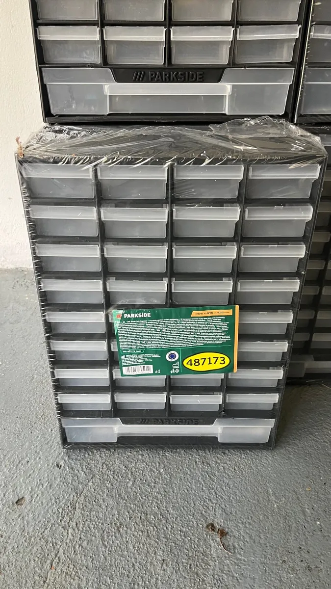 Lidl ParksideSmall parts organizer 14x NEW Storage