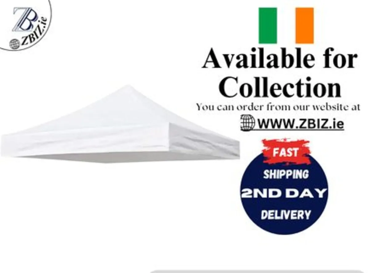3x3m Gazebo Canopy Replacement Cover - Image 1