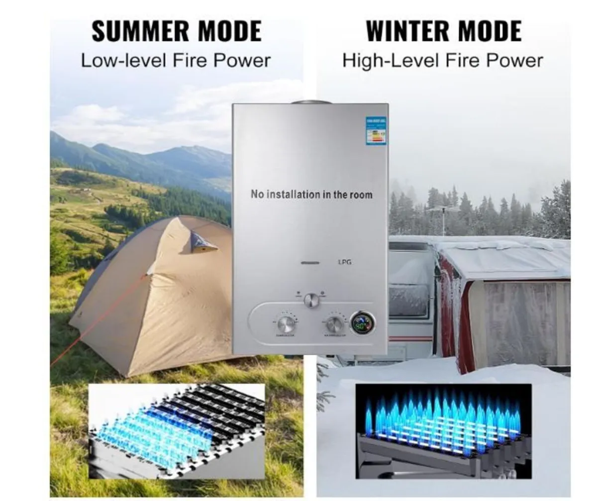 12L 24KW Gas Instantaneous Water Heater - Image 2